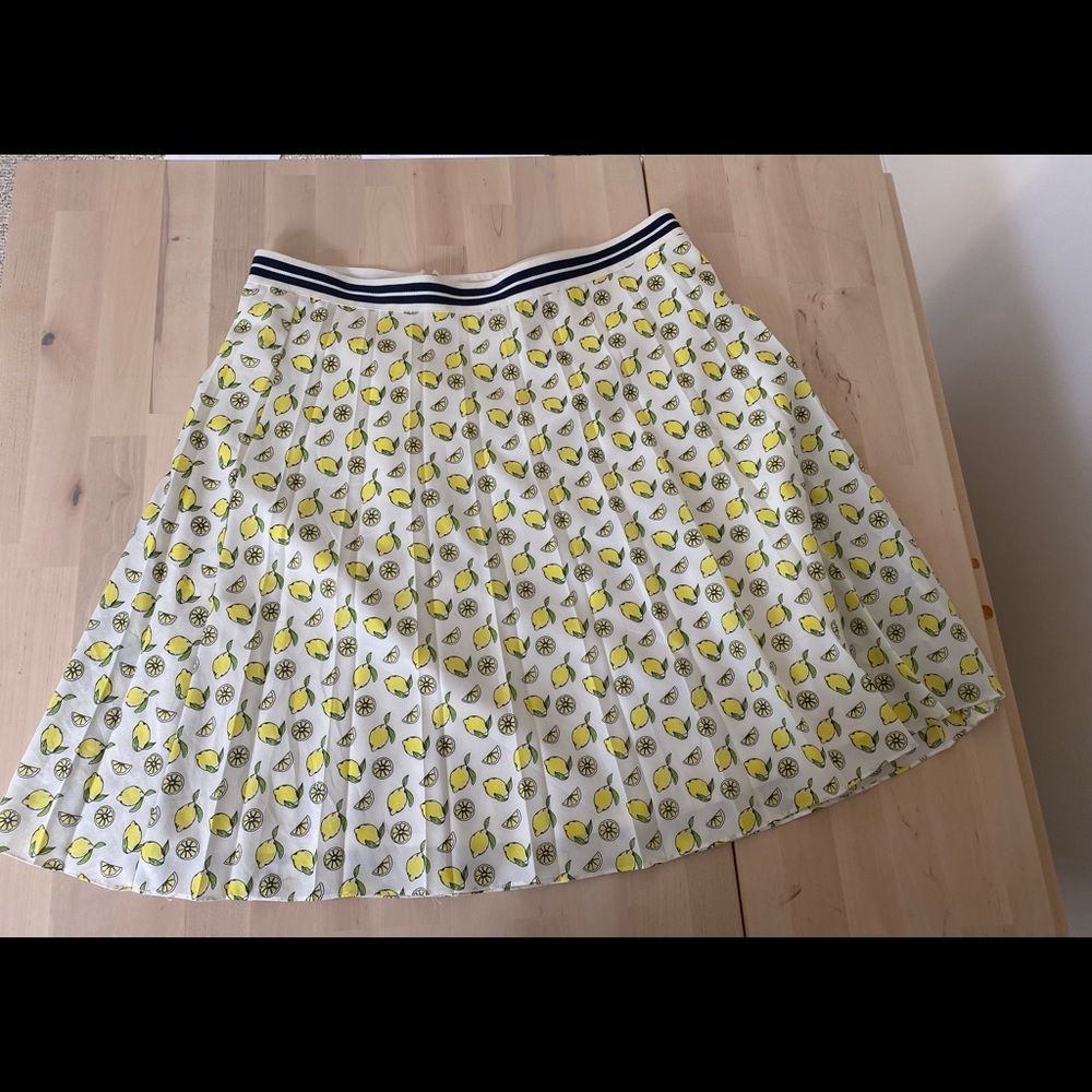 J Crew Lemon Print skirt